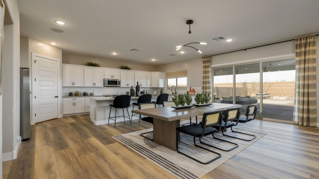 Furnished interior in a model home at Eminence at Alamar in Avondale (Image 4).