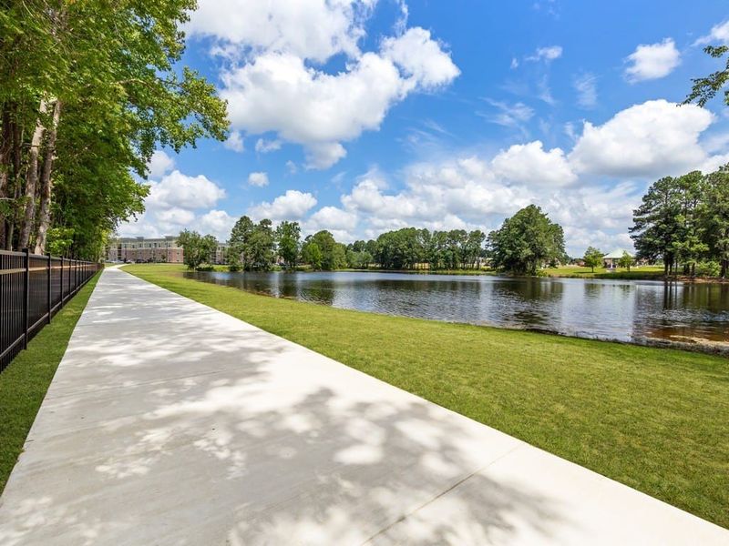 Natural surroundings and green spaces near South Lake Townes at Flowers Plantation in Clayton, NC (Image 62).