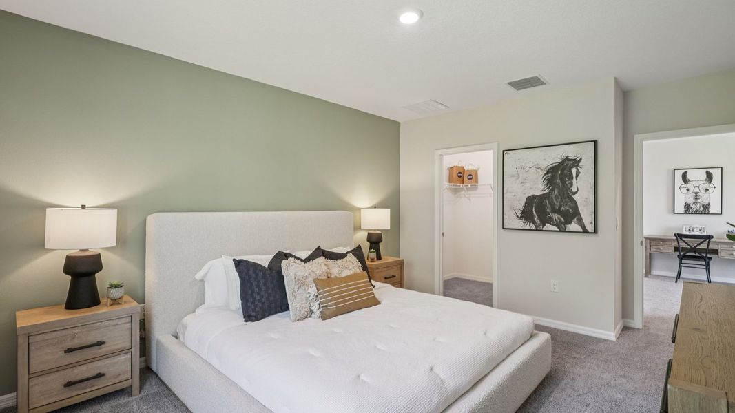 Furnished interior in a model home at Meadow Ridge at Epperson in Wesley Chapel (Image 28). Furnished interior in a model home at Meadow Ridge at Epperson in Wesley Chapel (Image 28).