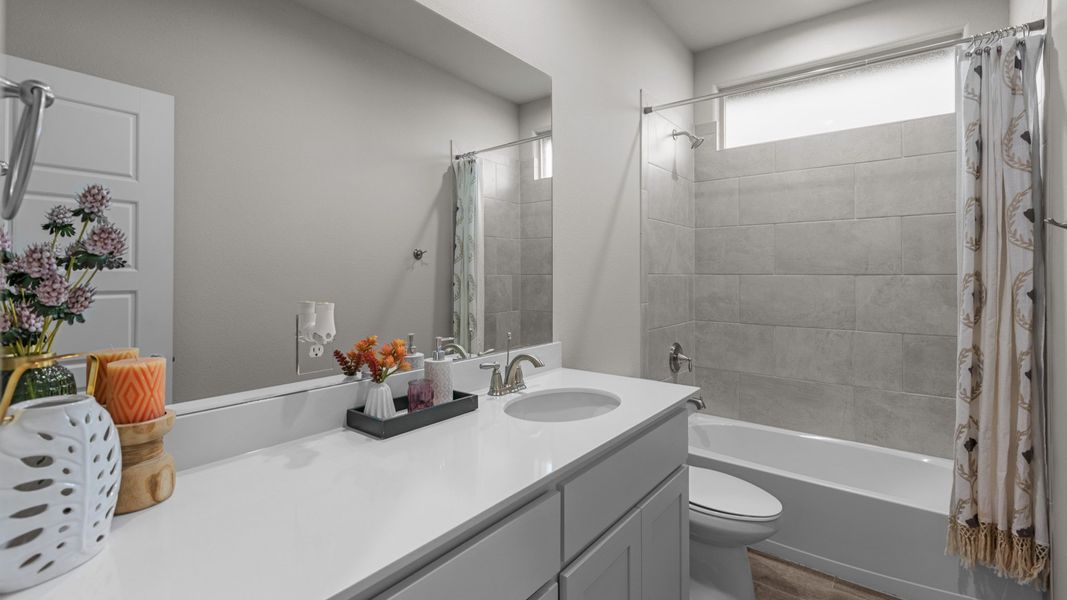 Furnished interior in a model home at Northwest Passage in Midland (Image 18). Furnished interior in a model home at Northwest Passage in Midland (Image 18).