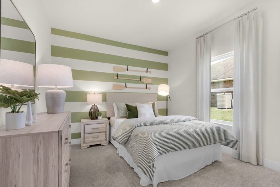 Furnished interior in a model home at Las Colinas in Milton (Image 25).