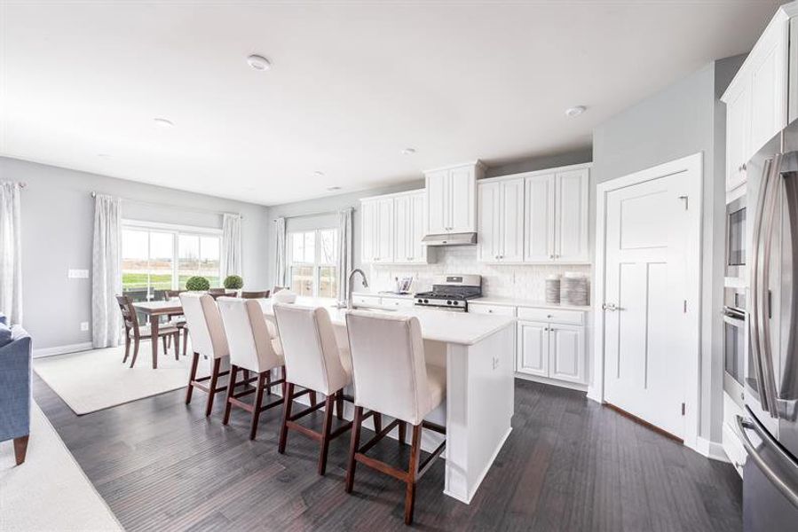 Furnished interior in a model home at Allen Park Single Family in Raleigh (Image 4). Furnished interior in a model home at Allen Park Single Family in Raleigh (Image 4).