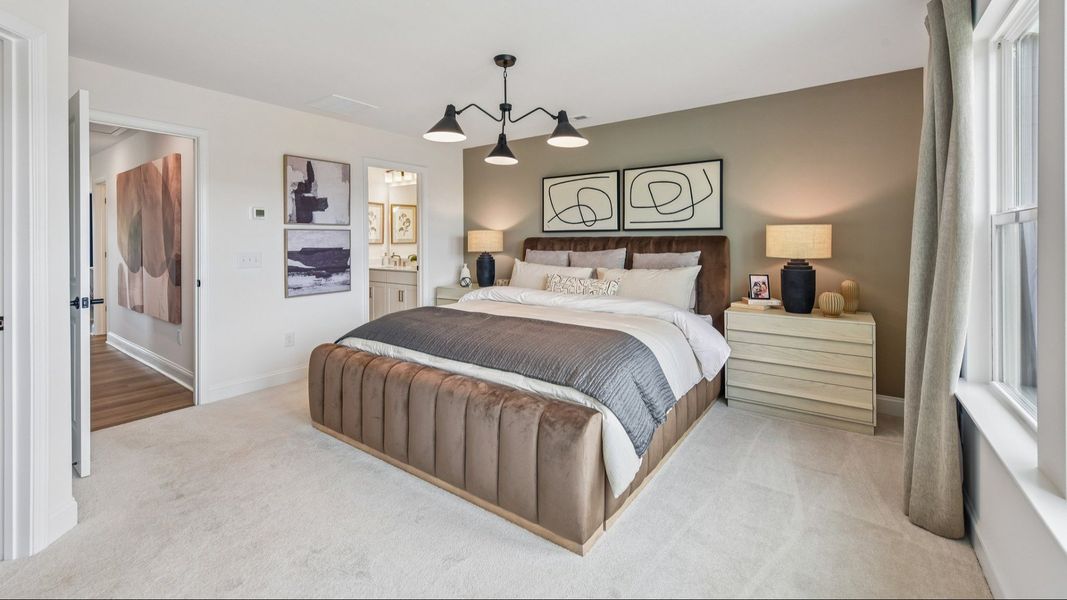 The Rochester Plan by DRB Homes in Odell Park Charlotte NC - Primary Bedroom