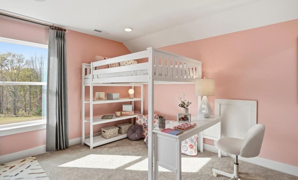 Furnished interior in a model home at Waterford Commons in Rock Hill (Image 64).
