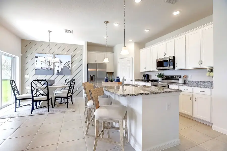 Kitchen with Large Center Islands