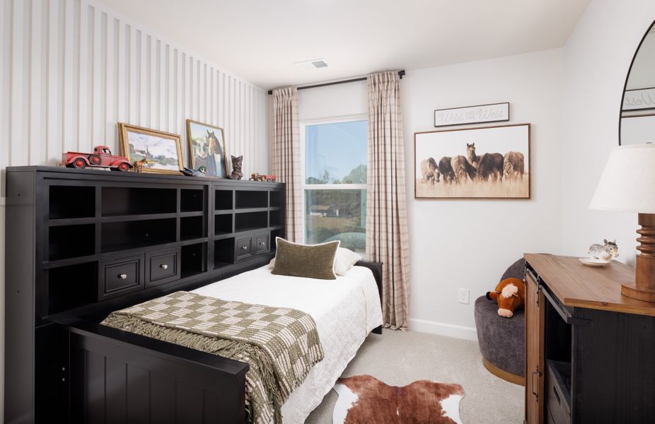 Furnished interior in a model home at Holly View in Greenville (Image 22).