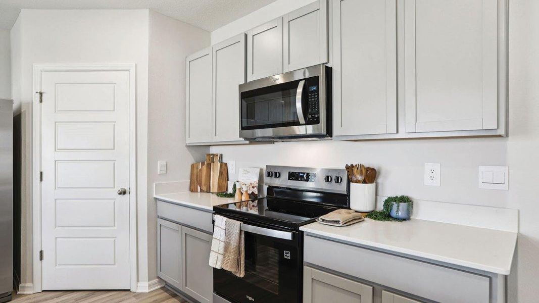 Furnished interior in a model home at Sun N Lake in Sebring (Image 6).