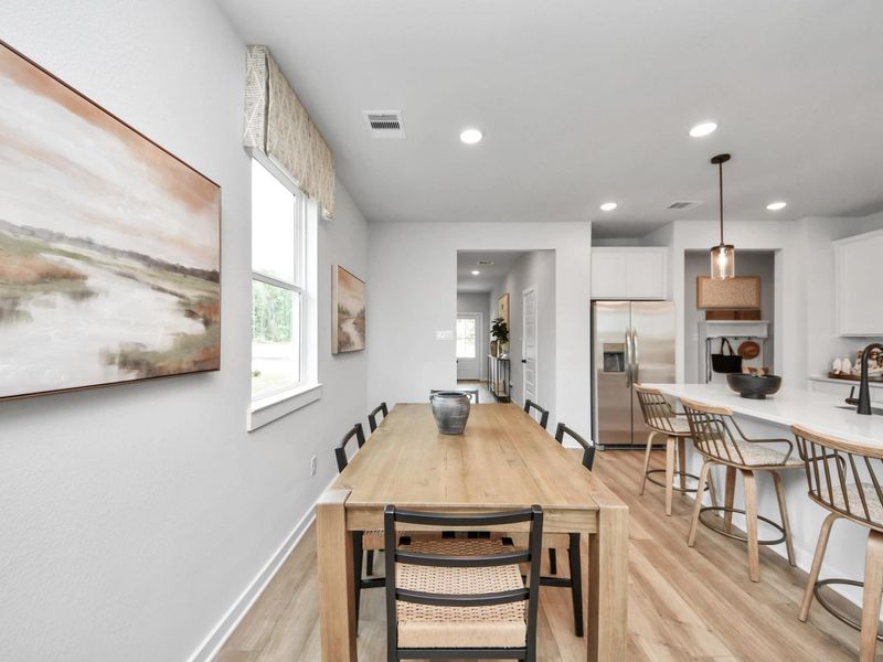 Furnished interior in a model home at Robins Landing in Houston (Image 26). Furnished interior in a model home at Robins Landing in Houston (Image 26).