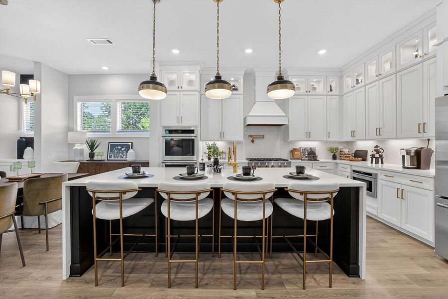 Furnished interior in a model home at Towson Village in Peachtree City (Image 4).