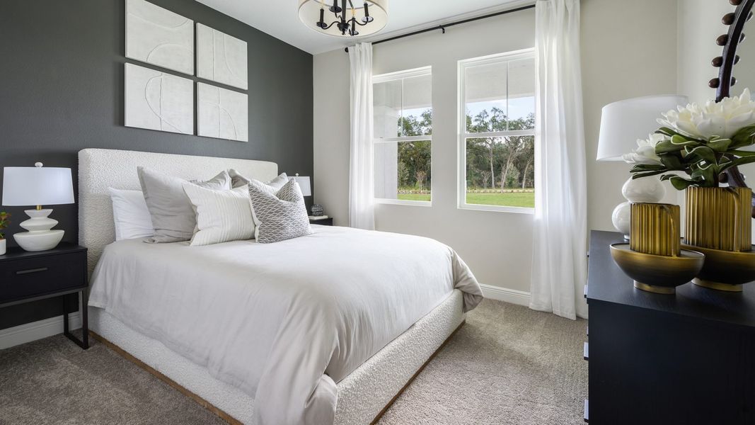 Furnished interior in a model home at Pasadena Woods in Dade City (Image 22). Furnished interior in a model home at Pasadena Woods in Dade City (Image 22).