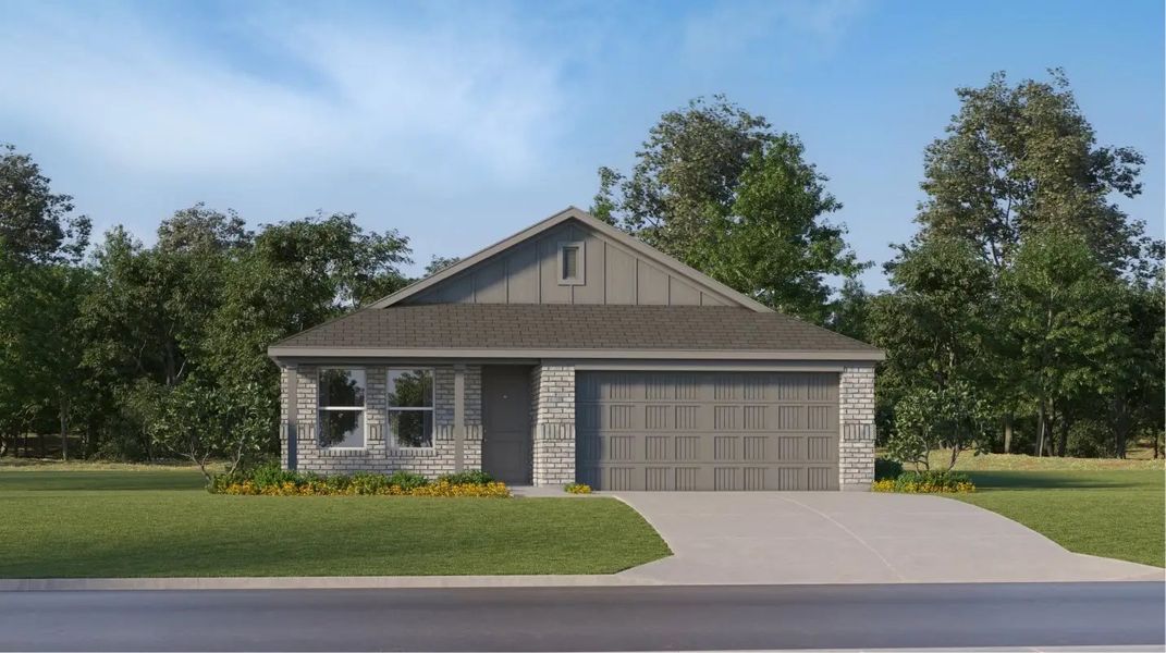 Front exterior of a home in the Travis Heights community, located in Sherman, TX (Image 12).