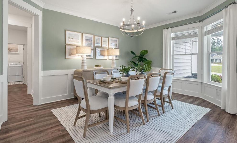 Furnished interior in a model home at Arbordale Reserve in Elgin (Image 15). Furnished interior in a model home at Arbordale Reserve in Elgin (Image 15).