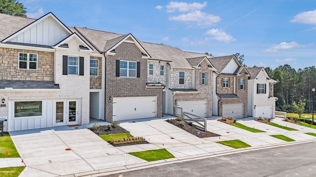 Front exterior of a home in the Harvest Park community, located in Decatur, GA (Image 1). Front exterior of a home in the Harvest Park community, located in Decatur, GA (Image 1).