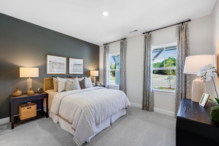 Furnished interior in a model home at Eagle Trace in Wendell (Image 62). Furnished interior in a model home at Eagle Trace in Wendell (Image 62).