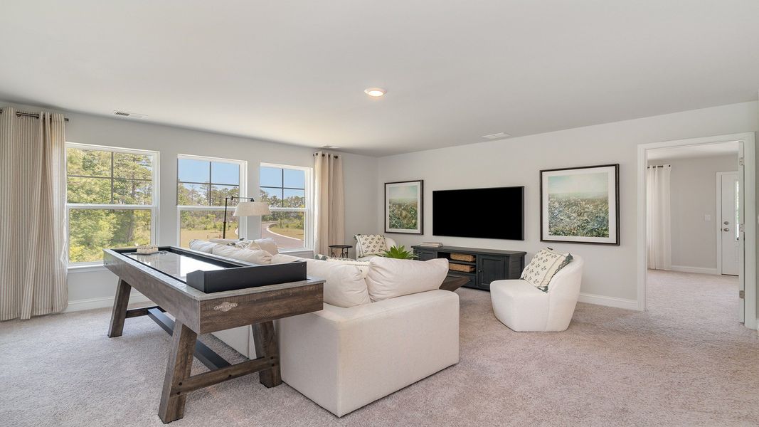 Furnished interior in a model home at Livingston Woods in Irmo (Image 11).