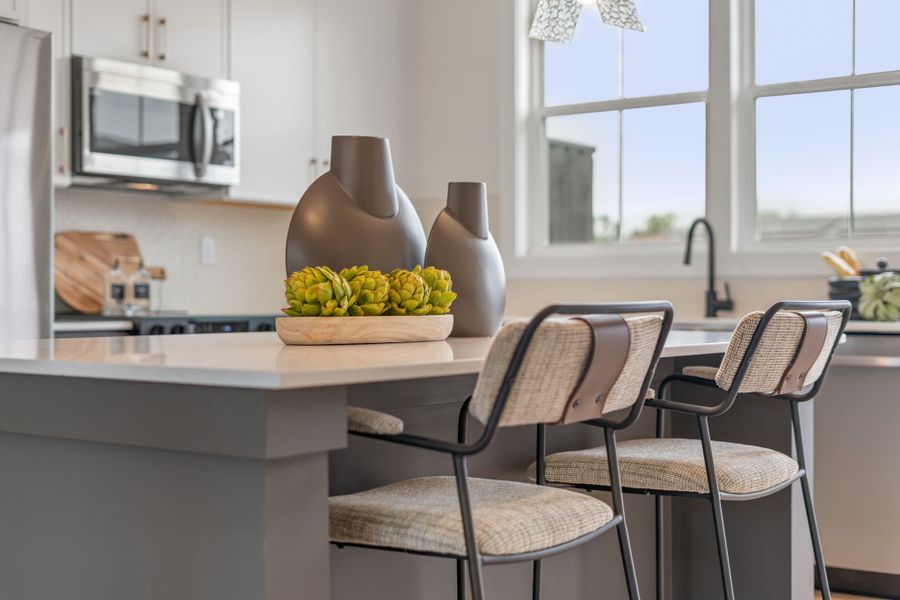 Furnished interior in a model home at Array in Atlanta (Image 62).