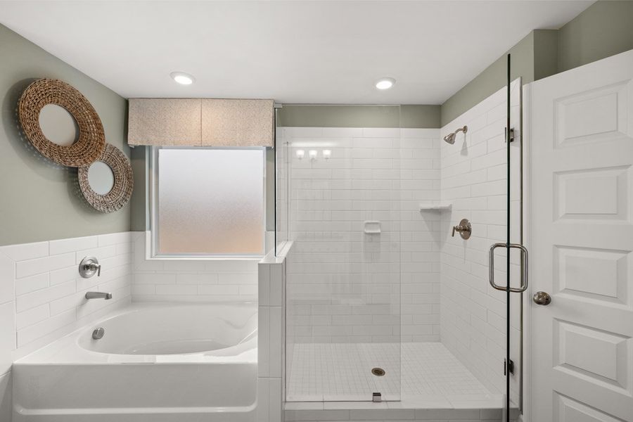 Furnished interior in a model home at Westland in Bogart (Image 17).