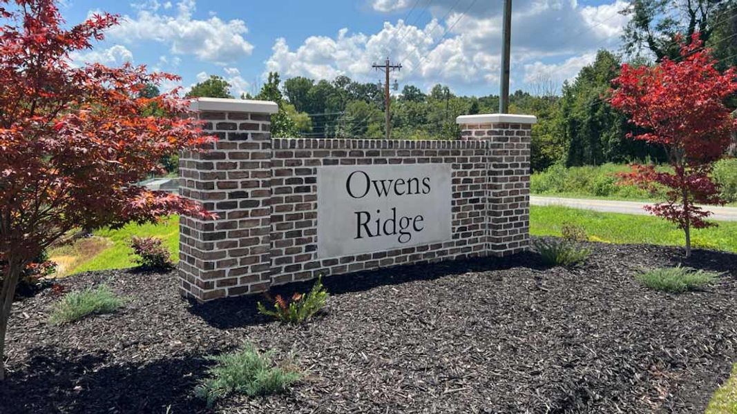 Front exterior of a home in the Owens Ridge community, located in Lexington, NC (Image 2).