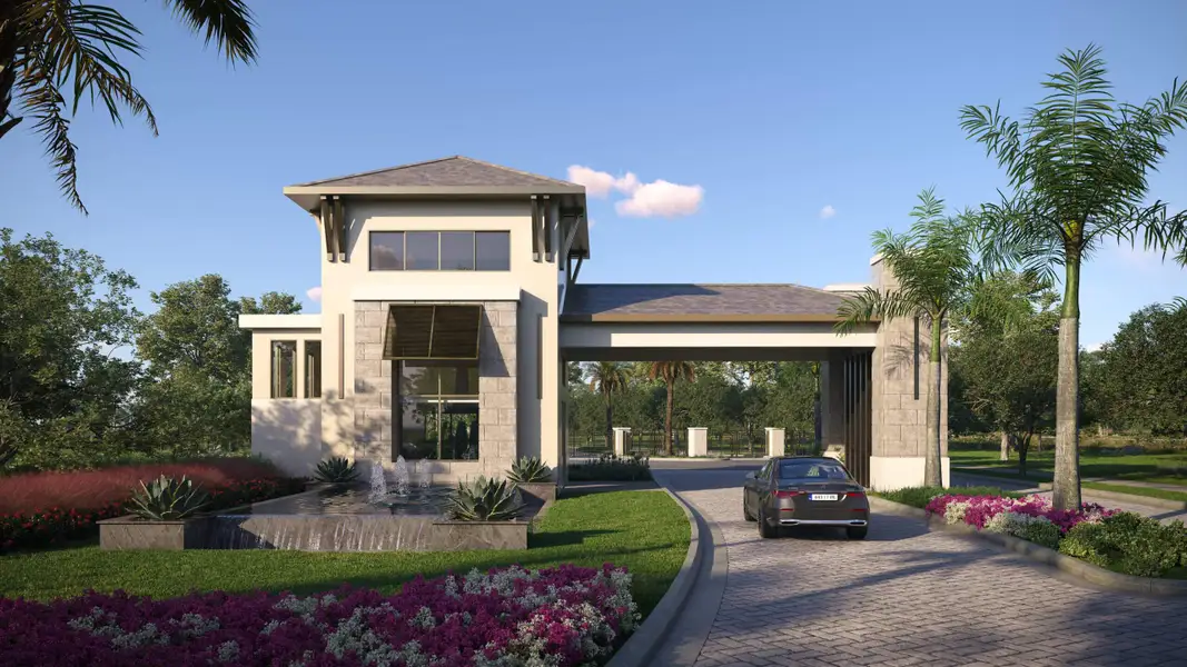 Entrance to the Catalina Palms at Sundance community in Port St. Lucie, FL, featuring signage and landscaping (Image 4). Entrance to the Catalina Palms at Sundance community in Port St. Lucie, FL, featuring signage and landscaping (Image 4).