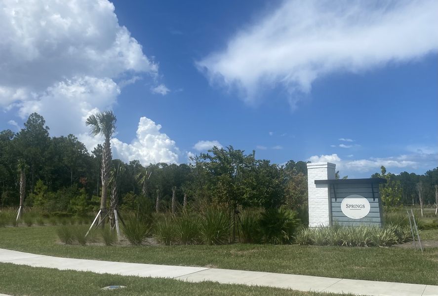 Lush greenery and blue skies surround RiverTown - Springs by Mattamy Homes, St. Johns, FL. Lush greenery and blue skies surround RiverTown - Springs by Mattamy Homes, St. Johns, FL.