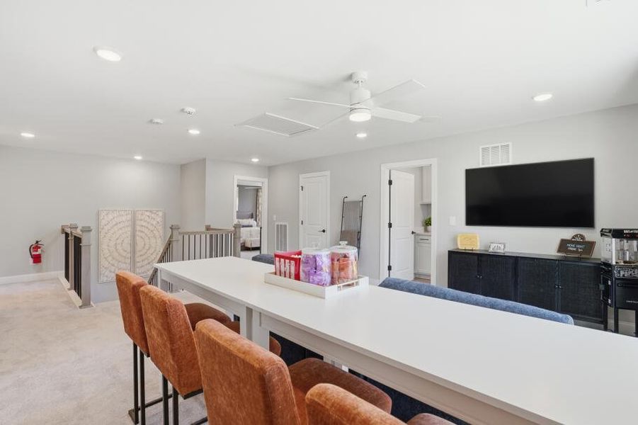 Furnished interior in a model home at Ashton Park in Monroe (Image 26).
