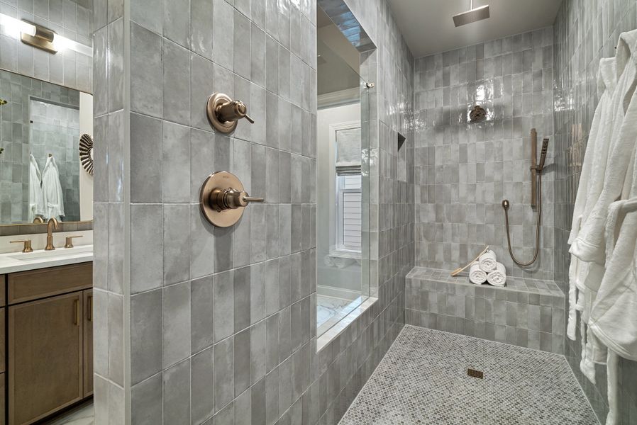 Close-up of interior finishes in a home at Palisades, Cumming (Image 32).