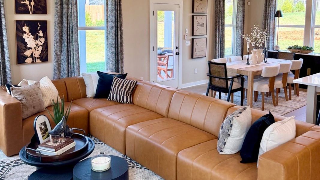 Furnished interior in a model home at Spring Branch in Smyrna (Image 25).