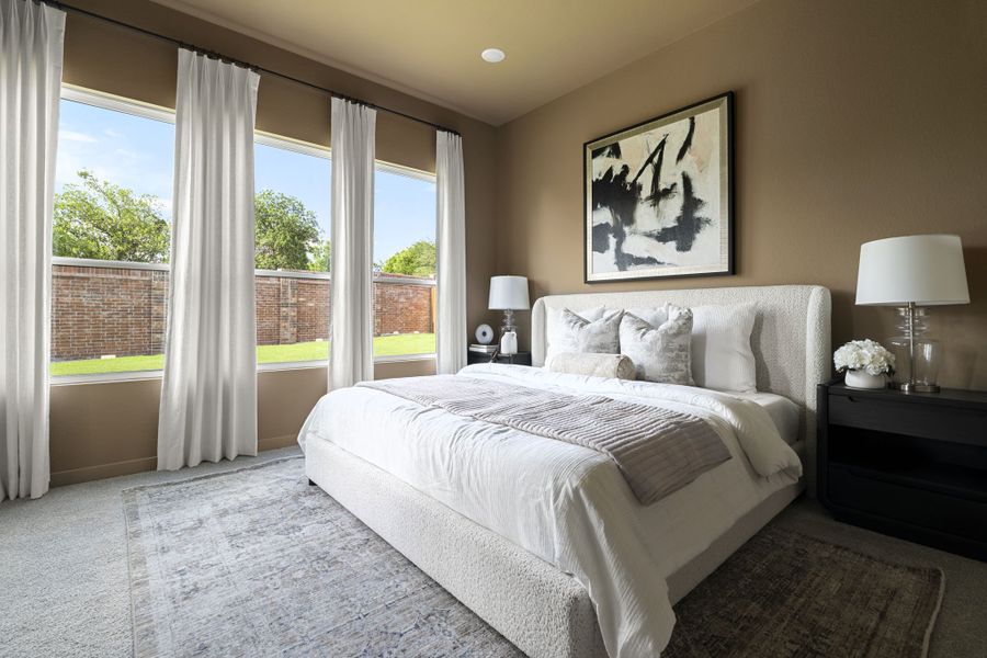 Furnished interior in a model home at Diamond Meadows in Fort Worth (Image 8).