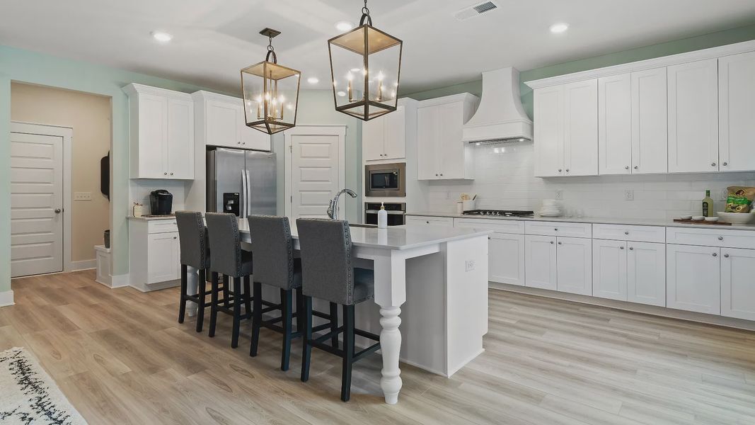 Furnished interior in a model home at Saddleridge in Senoia (Image 7). Furnished interior in a model home at Saddleridge in Senoia (Image 7).