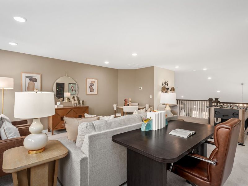 Furnished interior in a model home at Benders Cove in Mount Juliet (Image 27).