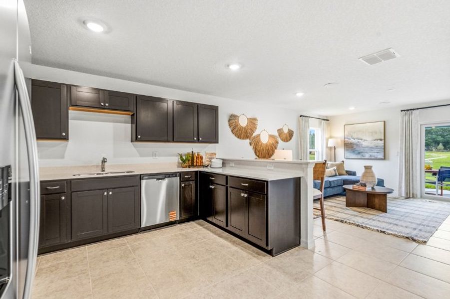 Furnished interior in a model home at Tillman Oaks in Wildwood (Image 15).