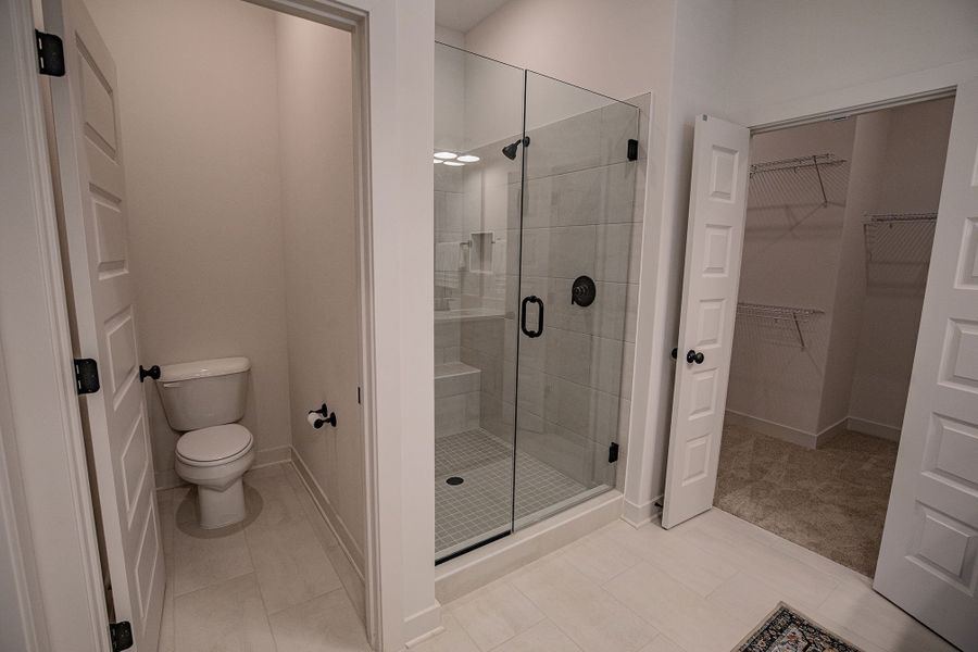 Furnished interior in a model home at Amherst in Cordova (Image 50).