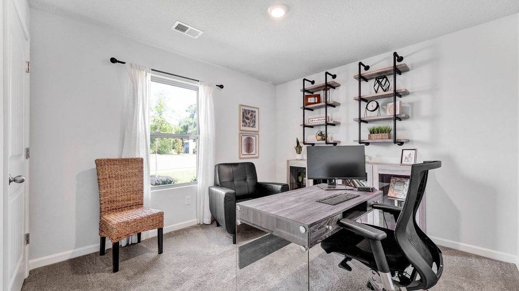 Furnished interior in a model home at Huntington Estates in Millington (Image 27).
