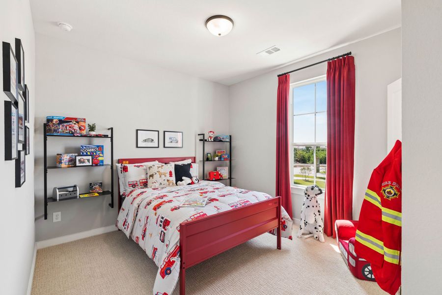 Furnished interior in a model home at North Sky 40s in Celina (Image 7). Furnished interior in a model home at North Sky 40s in Celina (Image 7).