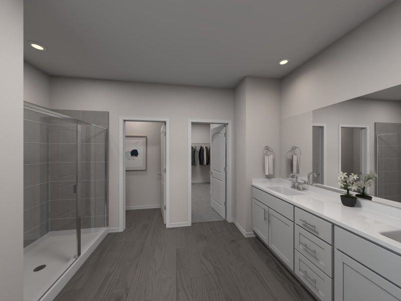 Furnished interior in a model home at Briarcreek - Legacy Series in Nashville (Image 7).