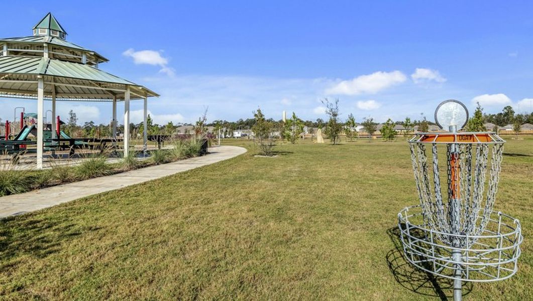 There is also a disc golf course and picnic pavilion in the park