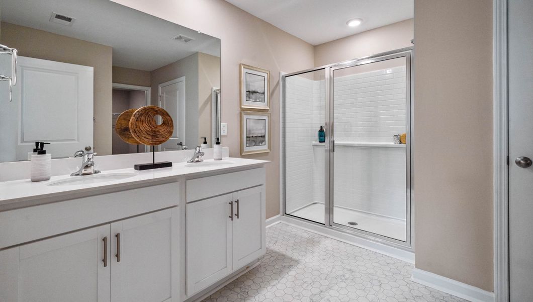 Furnished interior in a model home at Cambridge Creek in Piedmont (Image 21).