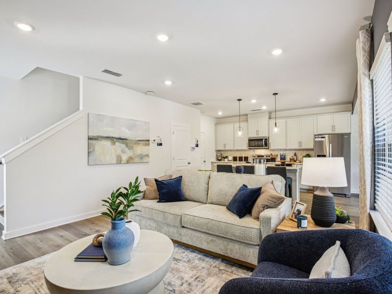 Furnished interior in a model home at Avery Farms - Ridge Series in Murfreesboro (Image 6).