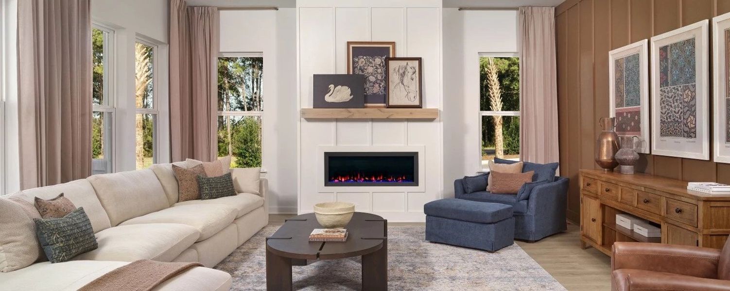 Furnished interior in a model home at Blue Heron Retreat: Oasis Series in Little River (Image 9).