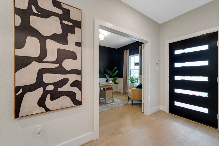 Furnished interior in a model home at Cloud Country in New Braunfels (Image 6). Furnished interior in a model home at Cloud Country in New Braunfels (Image 6).