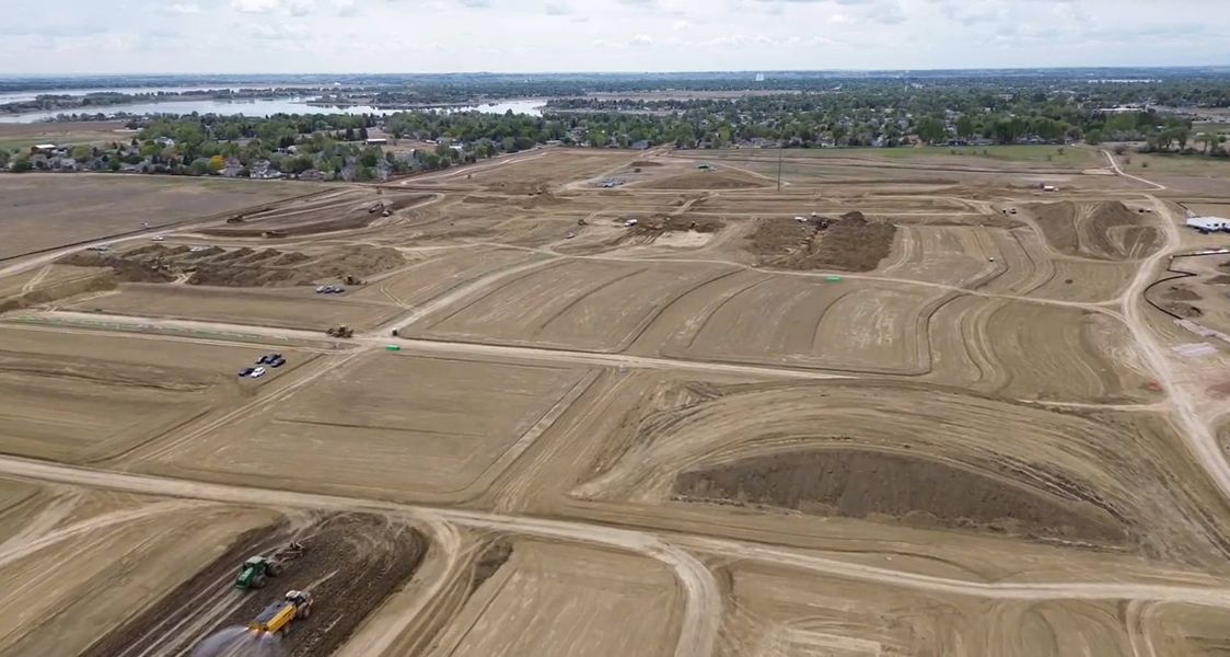 Site preparation and early development at Sugar Creek in Loveland, CO (Image 6).
