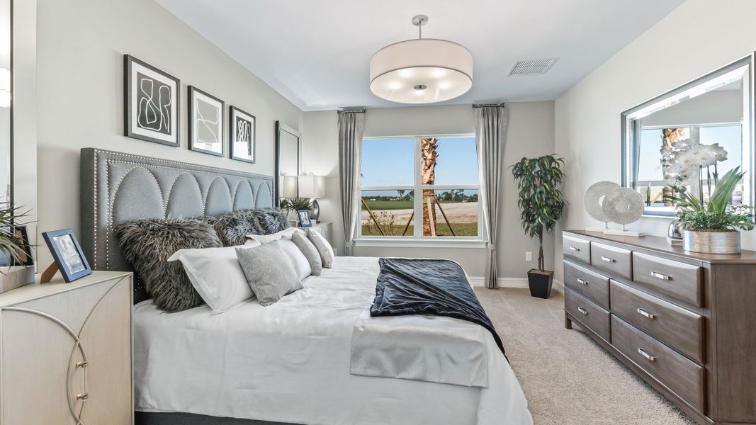 Furnished interior in a model home at Palmetto Landing at Babcock Ranch in Punta Gorda (Image 23).