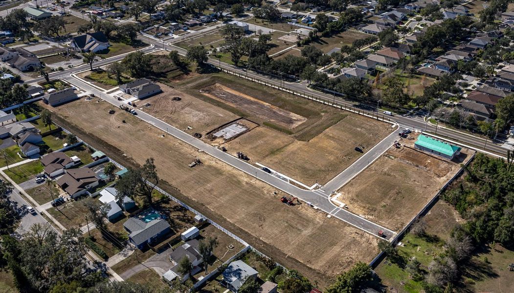 Site preparation and early development at Myers Estates in Seffner, FL (Image 22).