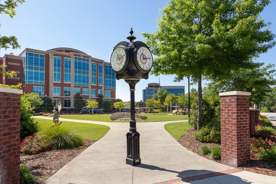 Front exterior of a home in the Copper Crest Townhomes community, located in Lexington, SC (Image 10).