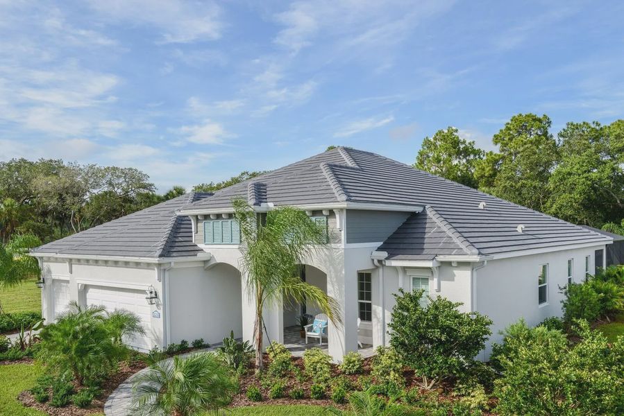 Front exterior of a home in the Grand Palm community, located in Venice, FL (Image 3).