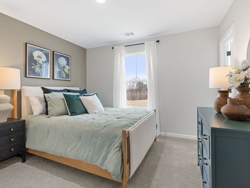 Furnished interior in a model home at Cedar Farms in Winder (Image 22).