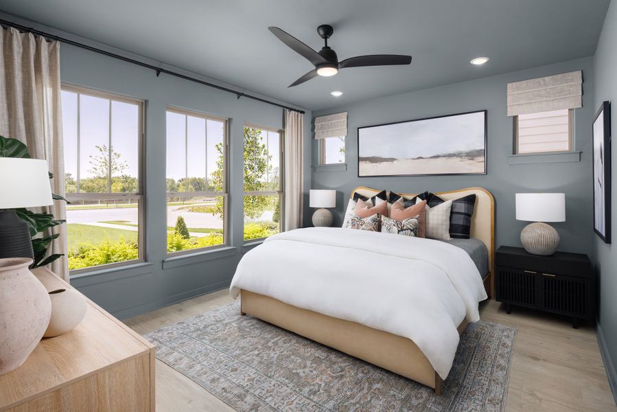 Furnished interior in a model home at Ramble in Celina (Image 34). Furnished interior in a model home at Ramble in Celina (Image 34).