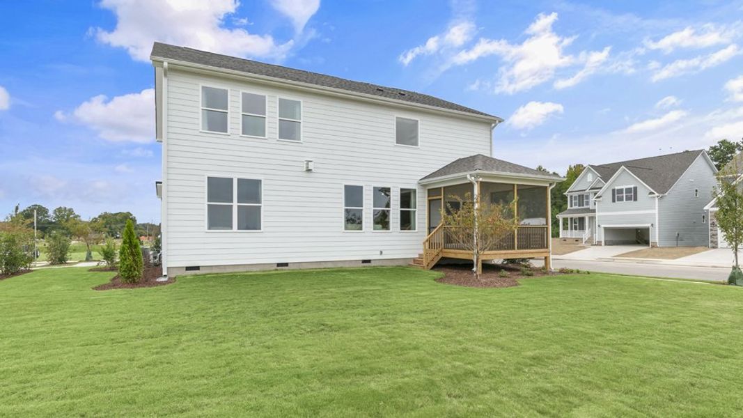 Exterior details of a home in Kalas Falls, Wake Forest (Image 25). Exterior details of a home in Kalas Falls, Wake Forest (Image 25).