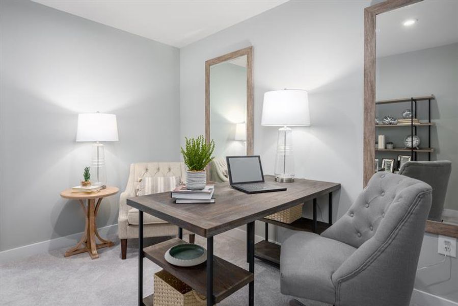 Furnished interior in a model home at Bethel Ridge Townhomes in Goodlettsville (Image 5). Furnished interior in a model home at Bethel Ridge Townhomes in Goodlettsville (Image 5).