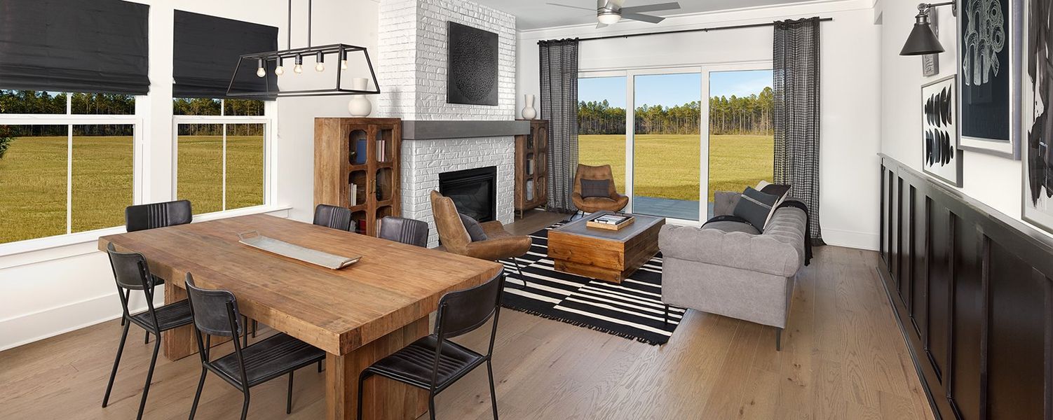 Furnished interior in a model home at Midtown at Nexton in Summerville (Image 7).